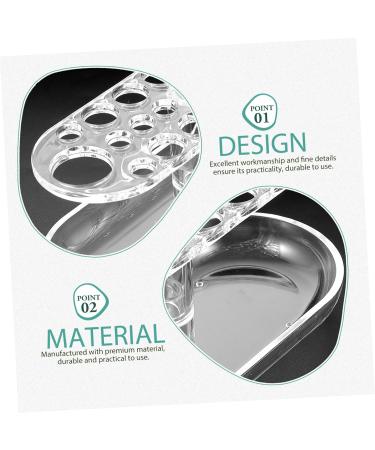 FOMIYES 3pcs Silicone Containers Makeup Brush Stand Holder Eyebrow Pencil Supply Dryer Cosmetic Rack Paint - Buy Online on GoSupps.com