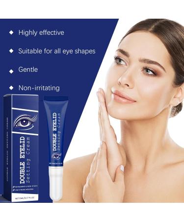  WRANBAO Eye Contour Cream Invisible Waterproof Eyelid Fixing Cream Long-Lasting Eyelid Lifting Cream for a Defined Crease and Easy to Apply (4 pcs) - Buy Online on GoSupps.com