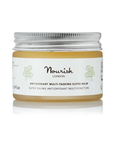 Nourish London Antioxidant Multi-Tasking Super Balm 50ml | All-in-One Anti Ageing Beauty Balm | Natural Plant Oils | Cruelty-Free | 100% Vegan