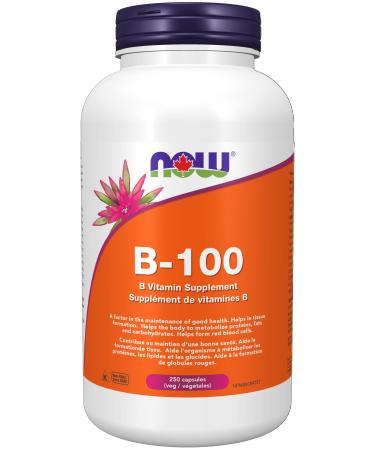 Now Foods B-100 Complex 250vcap 0 250 count (Pack of 1)