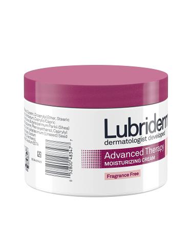 Lubriderm Advanced Therapy Moisturizing Cream - Fragrance-Free, Vitamin E & B5, Intense Hydration for Extra Dry Skin, 16 fl. oz - Buy Online on GoSupps.com