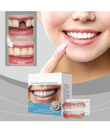 Denture Set Daily Improvement of Smile Beauty Denture Lining Kit for Men and Women(2pcs) - Buy Online on GoSupps.com