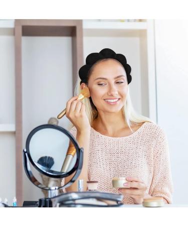 3 Pack Black Terry Cloth Makeup Headbands for Skincare and Makeup Removal - Buy Online on GoSupps.com