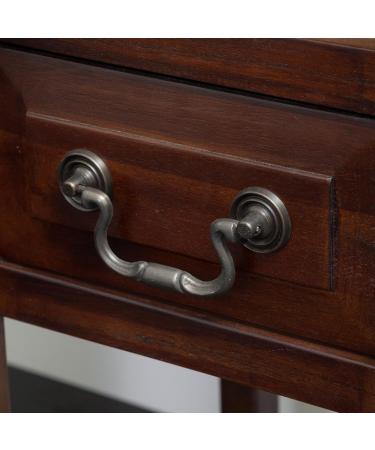 Acacia Wood Accent Table Suit for Living Room Bedroom Balcony or Study Room for Placing Books Coffee Alarm Clock Potted Plants Toys etc Brown - Buy Online on GoSupps.com