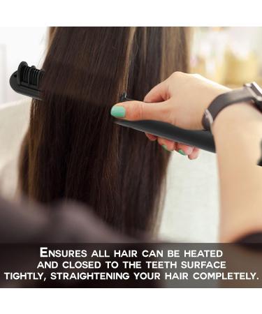 Buy Gridiron Straightening Comb - Professional Ceramic Electric Hot Comb | Firm Grip Hair Straightener | Dual Voltage Design for International Shipping - Buy Online on GoSupps.com