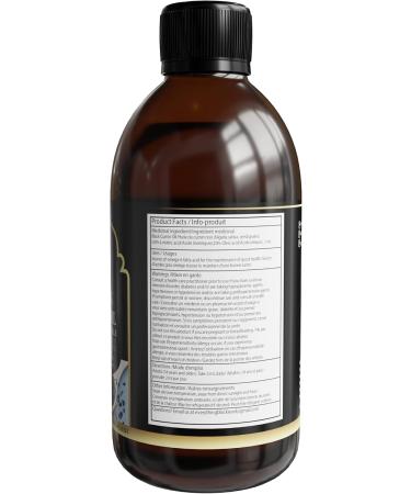 Everything Black Seed Black Seed Oil (Nigella Sativa Black Cumin) 100% Cold Pressed 3X Thymoquinone- Glass Bottle (8.5oz/250ml) - Buy Online on GoSupps.com