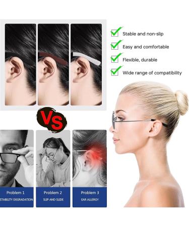 Shop HSLXBY 4 Pairs Soft Knit Cotton Glasses Brackets - Anti-Slip Comfortable & Elastic Accessories for Sunglasses & Readers - International Shipping - Buy Online on GoSupps.com