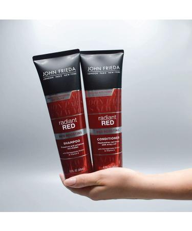 Radiant Red Boosting Shampoo - 8.3 oz Daily Shampoo for Enhanced Red Hair Shades with Pomegranate & Vitamin E - Buy Online on GoSupps.com
