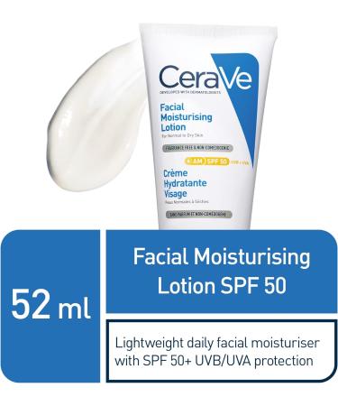 CeraVe Resurfacing Retinol Serum with Ceramides & Niacinamide for Blemish-Prone Skin 30ml & AM Facial Moisturising Lotion SPF50 with Ceramides & Vitamin E for Normal to Dry Skin 52ml + AM Facial Moisturising Lotion - Buy Online on GoSupps.com