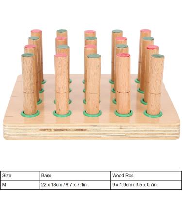Finger Orthotics Finger Training Wood Board Finger Exerciser Board for Stroke Hemiplegia Patients (M) - Buy Online on GoSupps.com