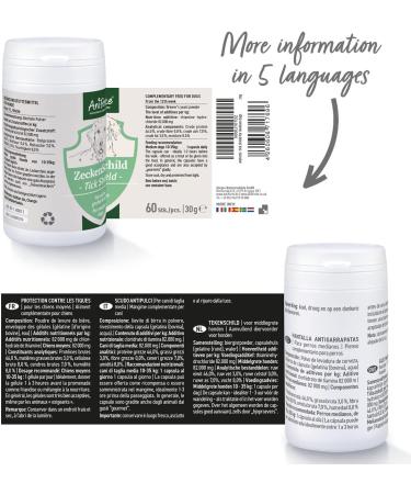 AniForte Tick Protection for Dogs (10-35 kg) - 60 Natural Capsules for Effective Tick Defense - Suitable for Junior Adult & Senior Dogs - Buy Online on GoSupps.com