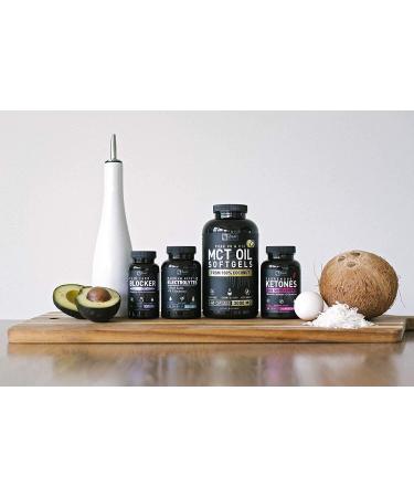 Pure MCT Oil Capsules (360 Softgels | 3000mg) - 4 Month Supply Keto Pills with Unrefined Coconut Oil - C10 & C8 MCT Oil for Brain Fuel, Energy, and Ketosis - Octane Oil Supplement - Buy Online on GoSupps.com