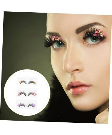 minkissy 6 Pairs Fluorescent False Eyelashes Fake Eyelashes Artificial Eyelashes Fluffy Wispy Lashes Lash Extensions Natural False Eyelashes Lash Natural Look Flash High-grade Fiber 3d - Buy Online on GoSupps.com