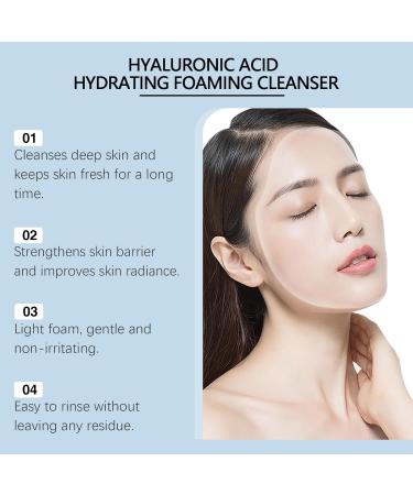 Hydrating Facial Cleansing Mousse - Gentle Cleansing Moisturizing & Exfoliating For Smooth Nourished Skin(3PCS) - Buy Online on GoSupps.com