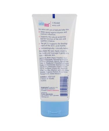Sebamed Baby Diaper Rash Cream 200ml (7oz) - Skin-friendly Protection - Buy Online on GoSupps.com
