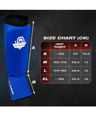DBX Bushido Sport Flexible Slium Protection - Optimal Training Gear for Thai Boxing MMA & Kickboxing - Perfect Fit XL Blue - Buy Online on GoSupps.com