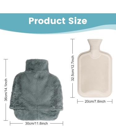 Rotres 2L Electric-Free Foot Warmers - Ultra Thick Heat Bottle for Adults | Winter Heating Mat (36x30cm) - Ideal for Men & Women - Buy Online on GoSupps.com