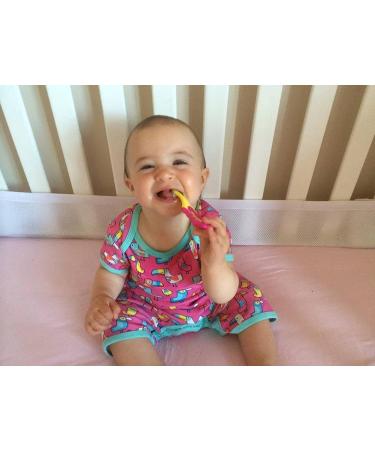 Wisdom Step-by-Step Baby Toothbrush 0-2 Years and Aquafresh Milk Teeth Babies Toothpaste 50ml Set Supersoft Brush Extra Small Head Gentle Brushing & Cleaning - Buy Online on GoSupps.com