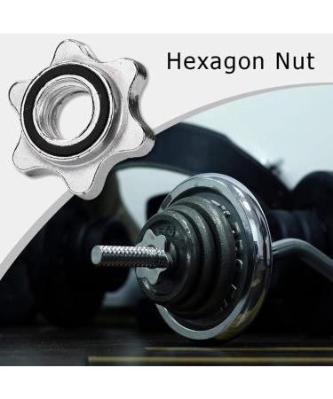 Fleymu Dumbbells & Dumbbell Locks - Short Spinlock Clamps (4 Pieces) for Secure Weight Lifting - Buy Online on GoSupps.com