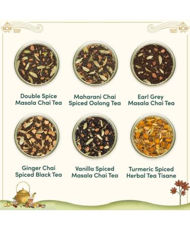 VAHDAM Coffret Cadeau De Th En Vrac Chai (12 Saveurs) Coffret Cadeau De Th | Bo te De Assortie Sans Gluten Sans OGM | Coffret Cadeau Femme & Homme Assortiment de th Chai - Buy Online on GoSupps.com