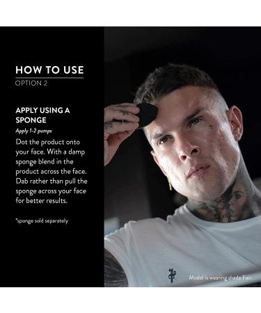 War Paint Men's Tinted Moisturiser - Cruelty-Free Vegan Makeup for Men - 5 Shades (Light) - Made in UK - Buy Online on GoSupps.com