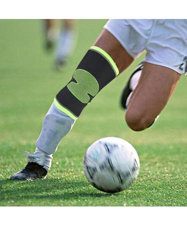 Knee Compression Sleeve for Men - Support Brace for Running Basketball & Cycling - Breathable Knee Brace (M - Buy Online on GoSupps.com