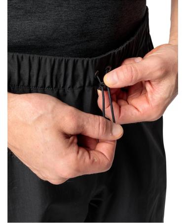 VAUDE Men's Comyou Rain Pants XL Black | Premium Waterproof Outdoor Gear for International Shipping - Buy Online on GoSupps.com