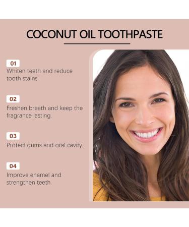 Coconut Oil Shine Toothpaste Fresh Breath & Gum-Enamel Care Stain Reduction Daily Family Oral Hygiene Product(1PCS) 1 Fl Oz (Pack of 1) - Buy Online on GoSupps.com