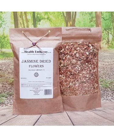 Jasmine Flowers Tea | Jasminum L | Fleur De Jasmin Tisane | Health Embassy (100g) - Buy Online on GoSupps.com