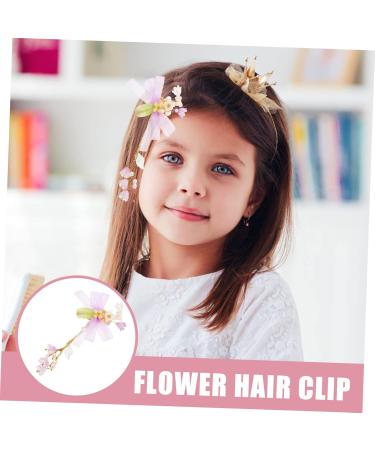 Healeved 3 Pairs Tassel Flower Hair Clip Barrette Hair Clips for Hair Accessories for Girl Tassel Hair Clip Womens Hair Clips Hair Topper Hair Accessory Hair Clips - Buy Online on GoSupps.com