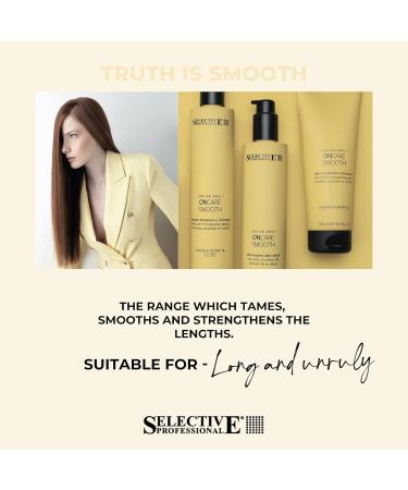 Selective ON CARE Smooth Shampoo for Long Unruly Hair 275 ml - Buy Online on GoSupps.com