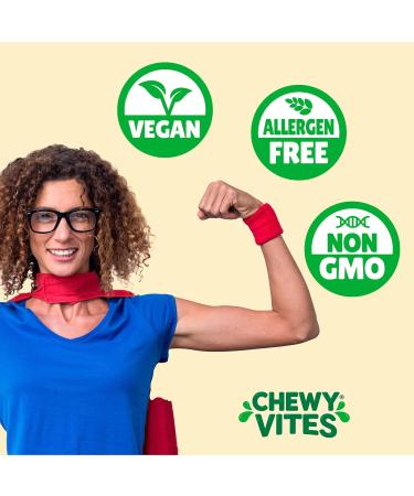 Chewy Vites Adults Super Immune Gummies | Vitamin D, C, Zinc & Elderberry | Vegan | 60 Count - Buy Online on GoSupps.com