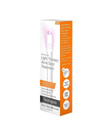 Neutrogena Light Therapy Acne Spot Treatment - Chemical & UV-Free with Blue & Red Light Technology - Gentle Acne Treatment for Sensitive Skin - 1 ct - Buy Online on GoSupps.com