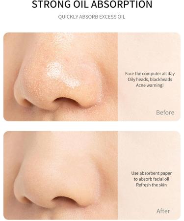 100 Oil Blotting Sheets for Face Blotting Paper for Oily Skin Care Small Light Gentle Face Oil Absorbing Sheets Makeup Blotting Paper Facial Tissue for Study Work Daily Life Commuting Green - Buy Online on GoSupps.com