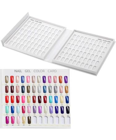 SUQ 2pcs Nail Display Books - 216+120 Colors Professional Salon Nail Color Swatches for DIY Nail Polish - Nail Salon Design Board - Buy Online on GoSupps.com