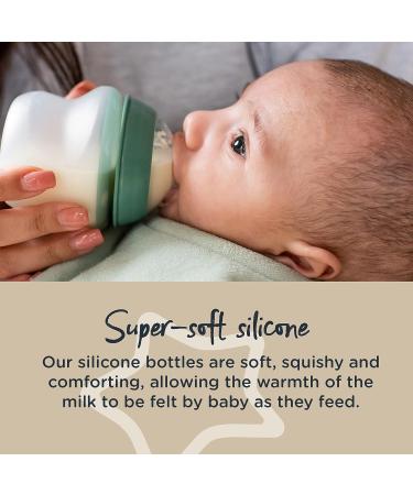 Tommee Tippee Baby's Choice Bottle Set - Closer to Nature & Anti-Colic Bottles with Breast-Like Nipples, 5fl oz, 0m - Buy Online on GoSupps.com