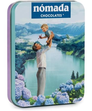 Quinta de Jugais Azores Milk Chocolate Jar - 50g - Jar depicting the city of the Azores - rich in flavor - ideal chocolate for gifting - gourmet product of Portuguese origin