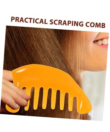 Magiclulu 4 Pieces Massage Comb Set - Afro-Kamm & Gua Sha Board for Neck Massage Hair Grooming and Relaxation | International Shipping Available - Buy Online on GoSupps.com