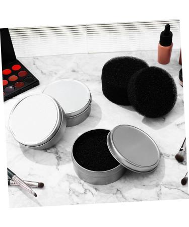9 Sets Cleaning Box for Makeup Brush Dry Sponge Brush Cleaning Tools Makeup Brush Cleaner with Colour Changing Makeup Sticker Polyurethane Sponge - Buy Online on GoSupps.com