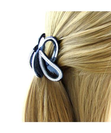 Meilliwish Diamond Butterfly Hair Clip Claw - Black | D14 - Buy Online on GoSupps.com
