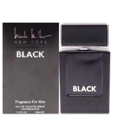 Nicole Miller Black Mens Eau De Toilette Spray 3.4 Oz