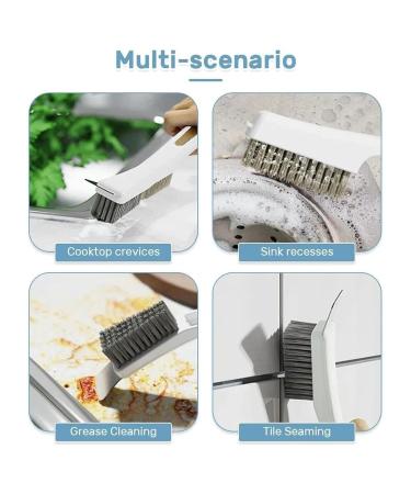 Wire Brush - Stainless Steel Minni Brushes | Wire Brushes for Cleaning Rust and Heavy Dirt | Metal Rust Remover Brushes Home Dirt Removal Gadgets for Faucets Drains Scraper Scrubber White Refer to description - Buy Online on GoSupps.com
