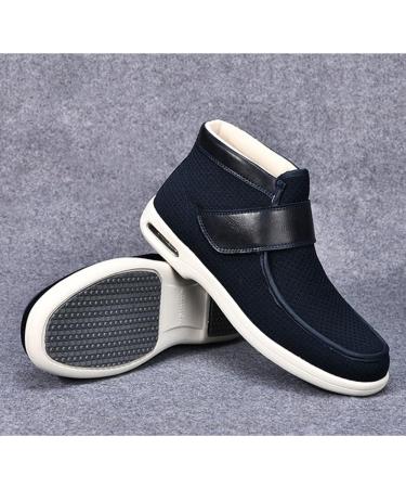 Buy Women s Diabetic High Top Slippers - Adjustable Edema & Arthritis Shoes for Swollen Feet | Orthopedic Therapy Shoes in Black (Size 12 - Buy Online on GoSupps.com