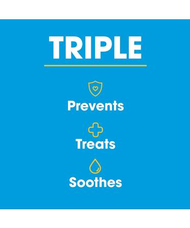 Triple Paste Diaper Rash Cream 16 oz - Hypoallergenic Medicated Ointment for Babies - 1lb Pack - Fast Relief - Buy Online on GoSupps.com