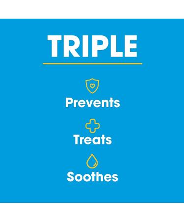 Triple Paste Medicated Diaper Rash Ointment - Fragrance Free, Hypoallergenic - 8 oz - Buy Online on GoSupps.com