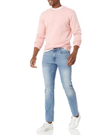 Amazon Essentials Men's Fleece Crewneck Sweatshirt XX-Large Pink - Big & Tall Sizes - Buy Online on GoSupps.com