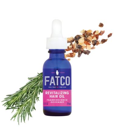 FATCO Revitalizing Hair Oil - Frankinscence + Rosemary (1oz)