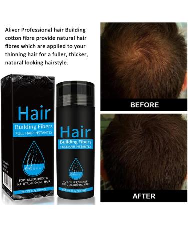 Professional Quality Hair Fibres Hair Fibres Light Brown for Thinning Hair Completely Conceals Hair Loss in 15 Seconds Undetectable & Natural Hair Loss Product for Women and Men (Light Brown) - Buy Online on GoSupps.com