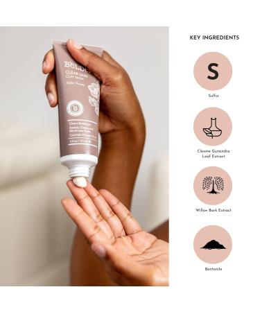 BOLDEN Clear Skin Clay Mask with Sulfur | Deep Pore Cleansing Breakout Prevention & Oil Reduction | Best for Sensitive Skin | 3.5 fl oz - Buy Online on GoSupps.com