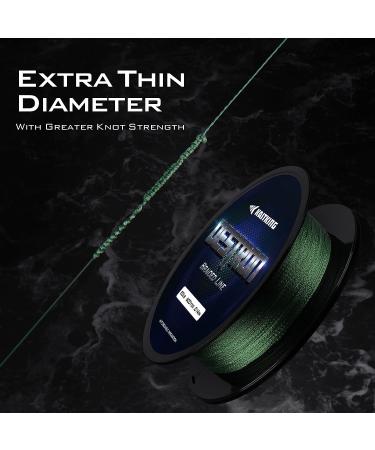 KastKing Destron Braided Fishing Line 150 yds 6lb - Ultra-Thin | Abrasion Resistant Superline with Improved Knot Strength - Buy Online on GoSupps.com